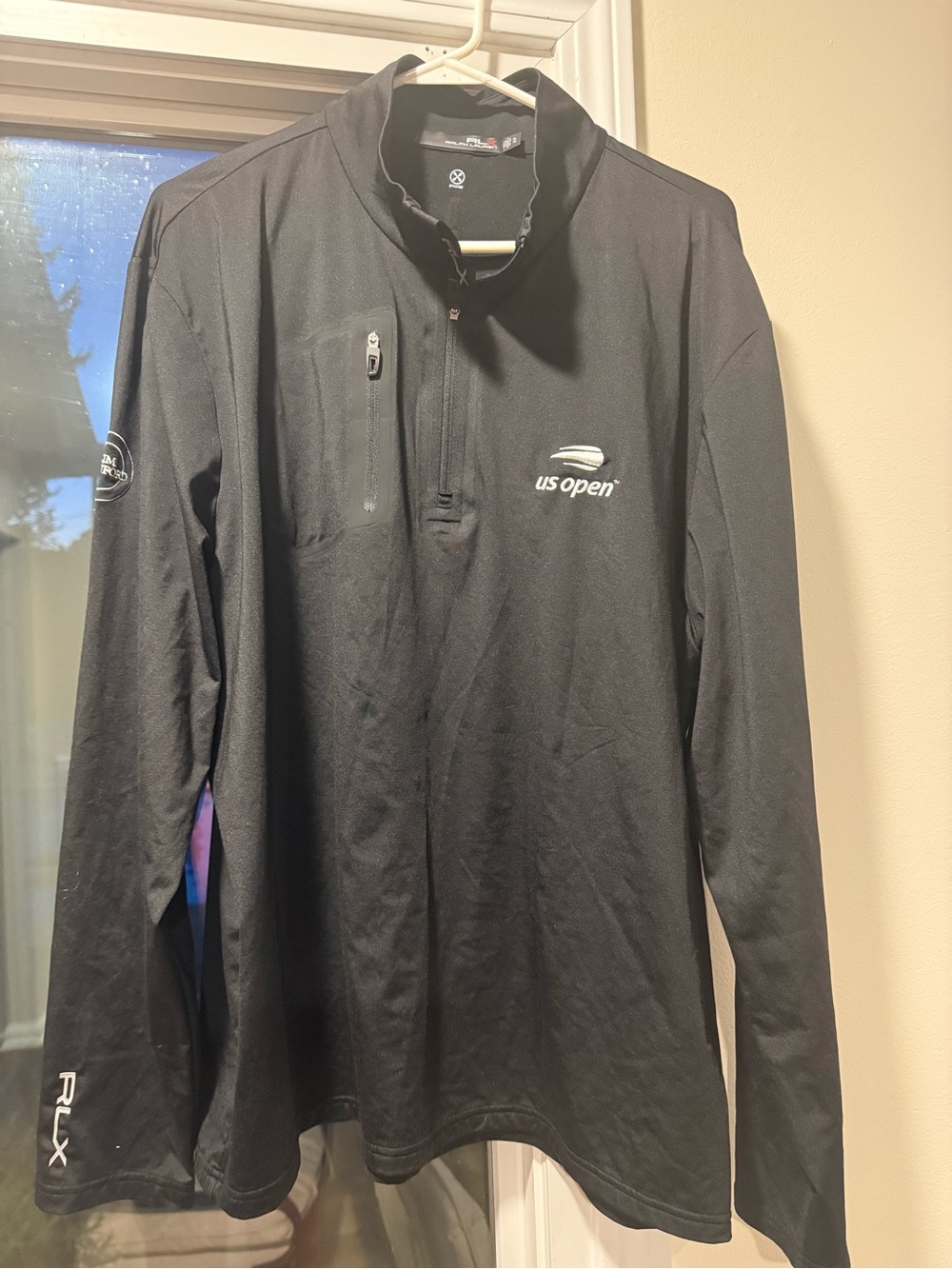 US Open Black Quarter-Zip Pullover